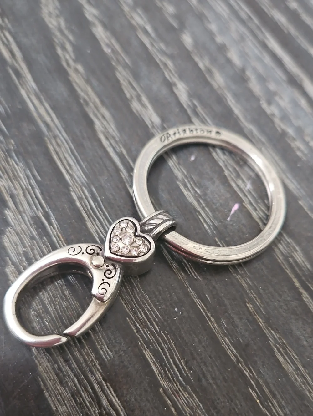 Brighton Heart Clip Keyring